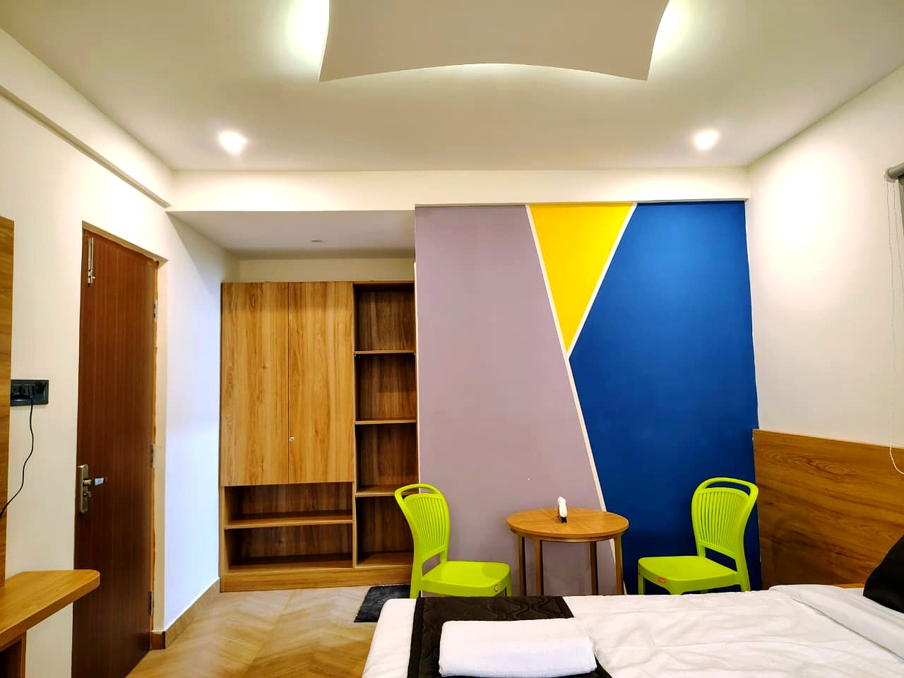 Modern hotel interior at S K Oak Suites Bengaluru